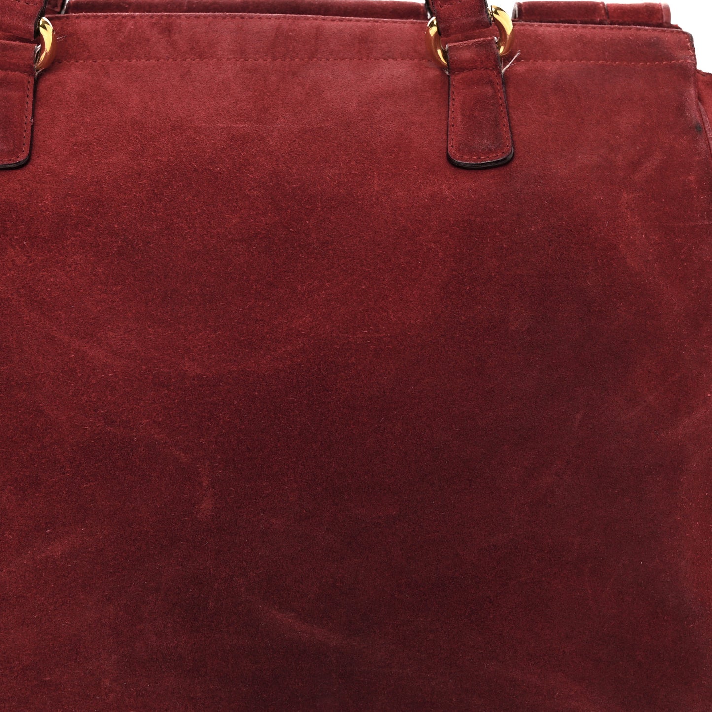 Suede Medium 1973 Top Handle Satchel Red