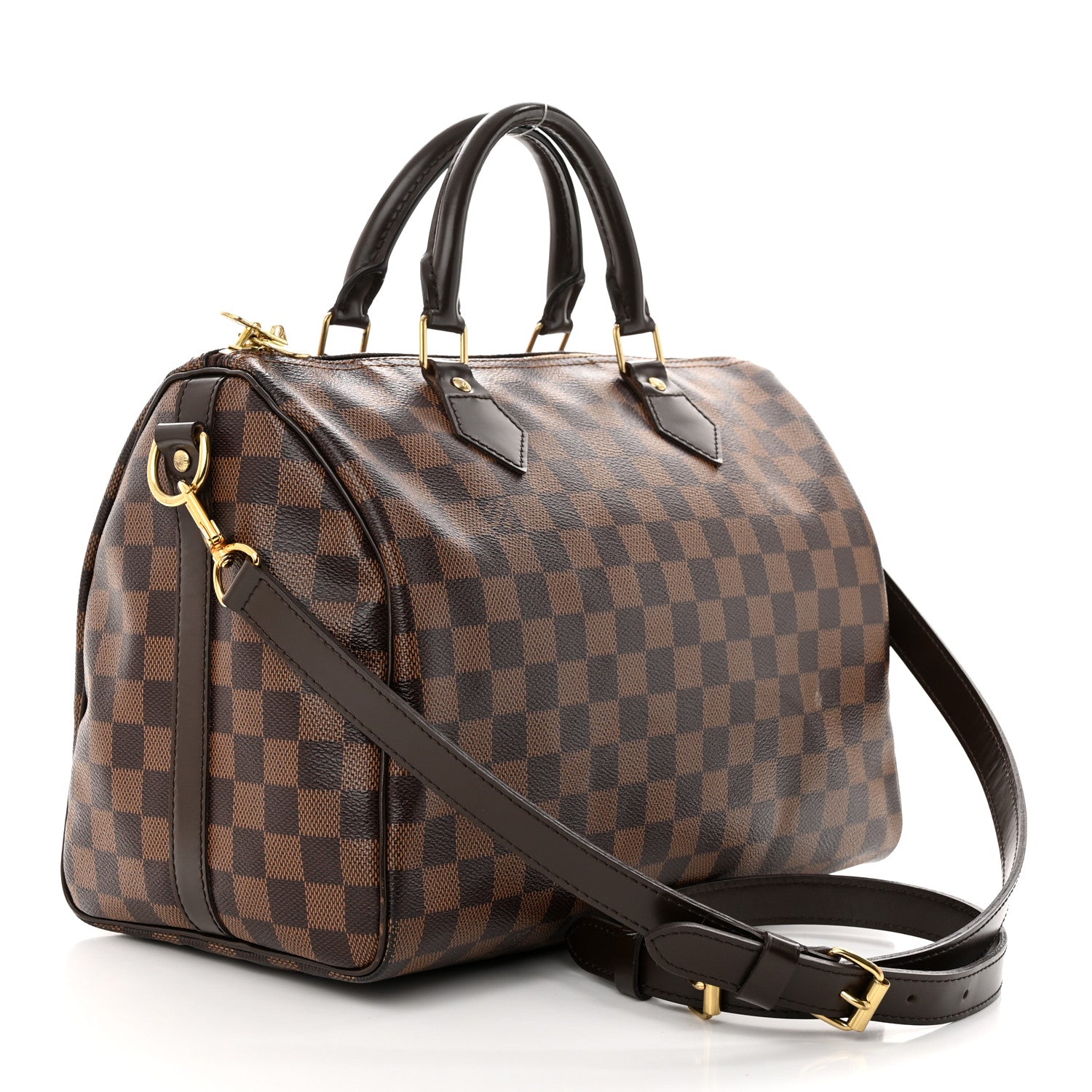 Louis Vuitton Damier Ebene Speedy Bandouliere 30 3 of 15