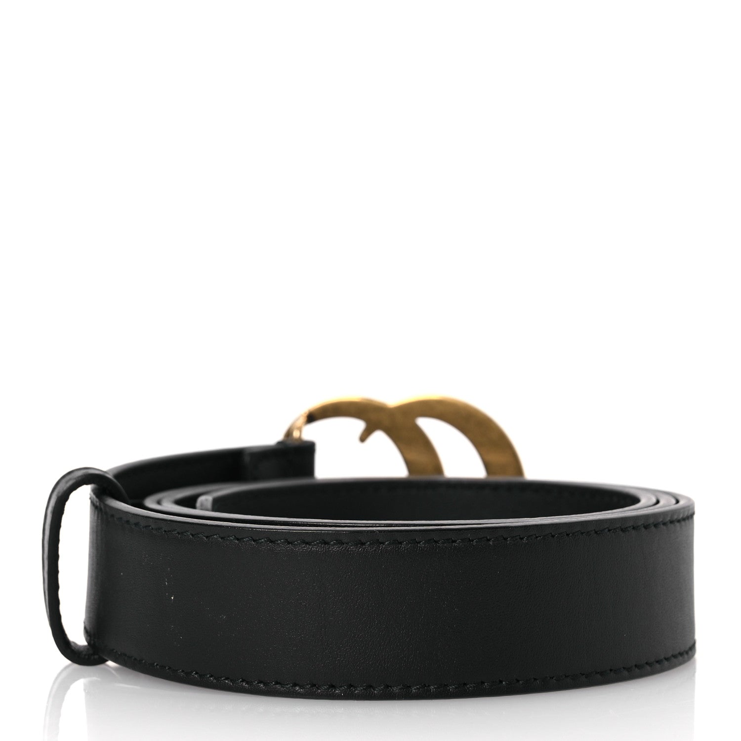 Gucci Calfskin Double G 40mm Belt 90 36 Black 2 of 9