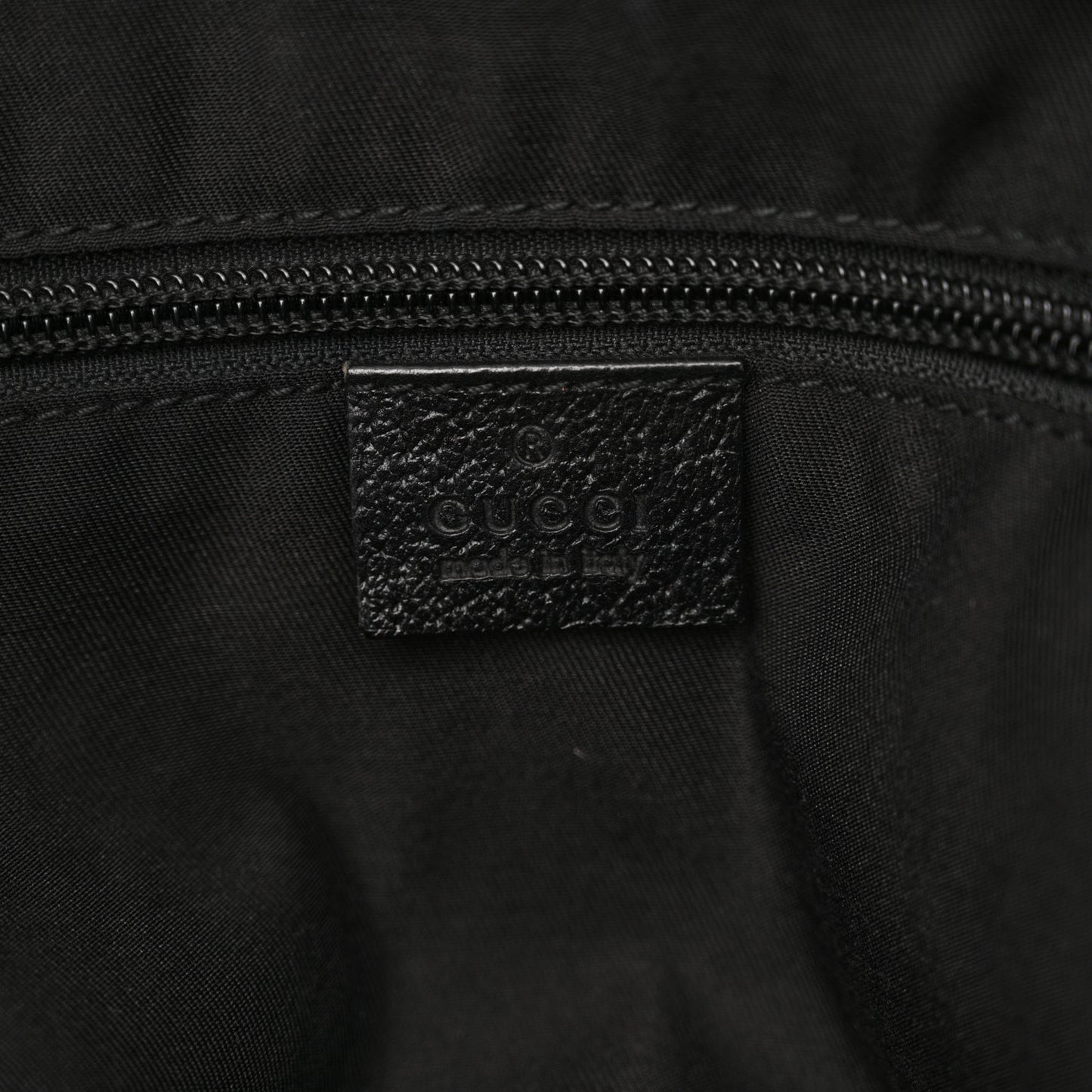 Monogram Web Medium Half Moon Hobo Black