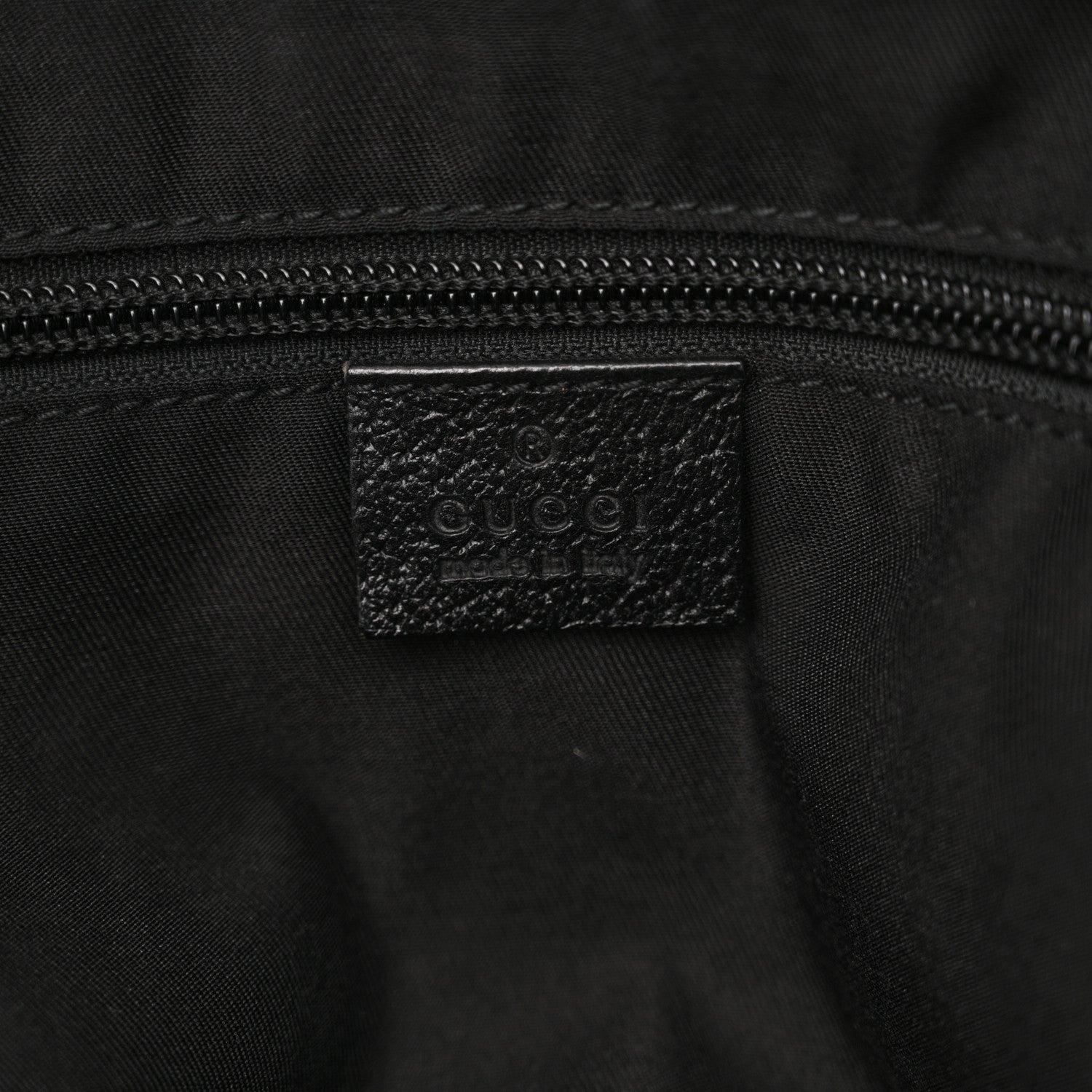 Gucci Monogram Web Medium Half Moon Hobo Black 6 of 14