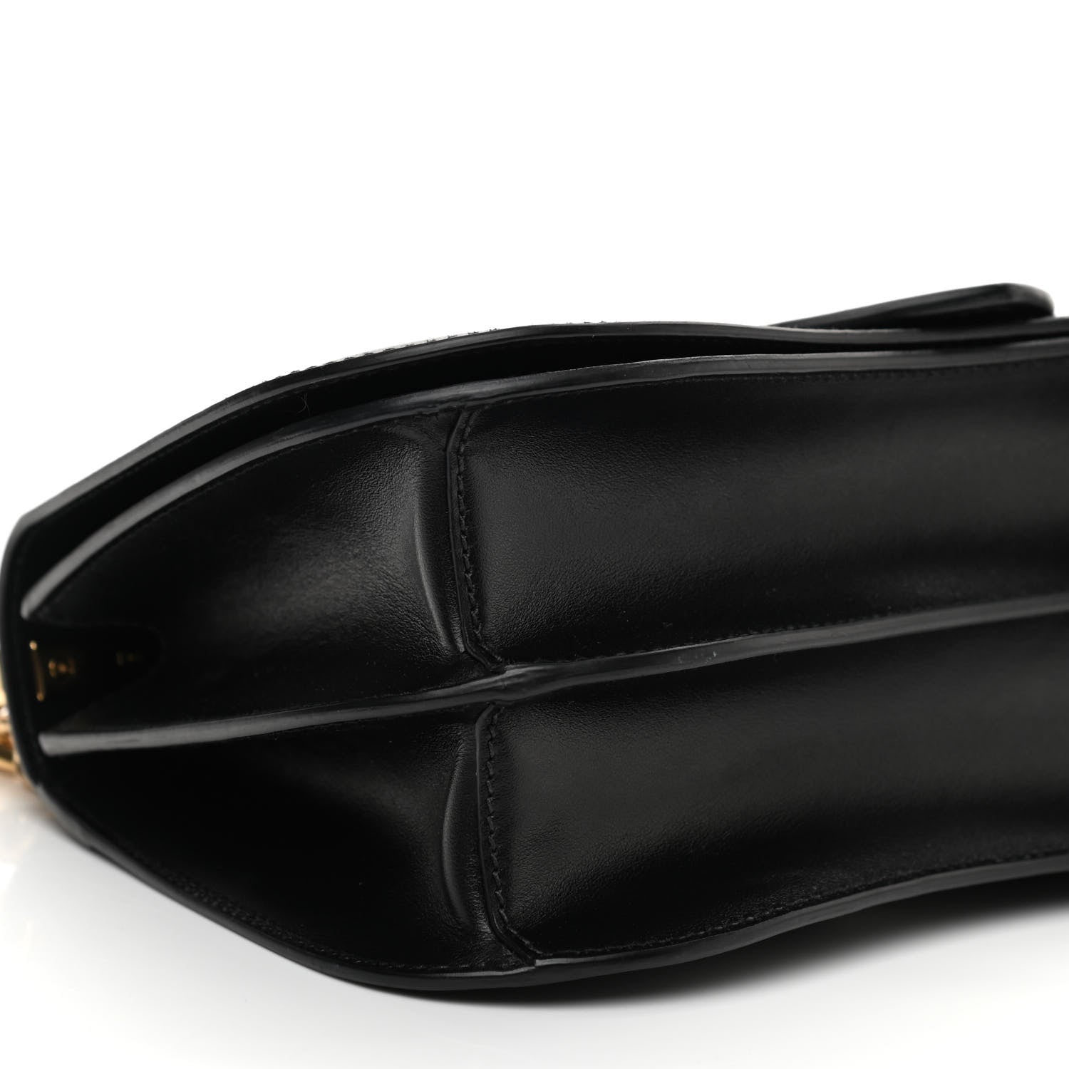 Prada City Calfskin Sidonie Small Chain Crossbody Bag Black 7 of 10