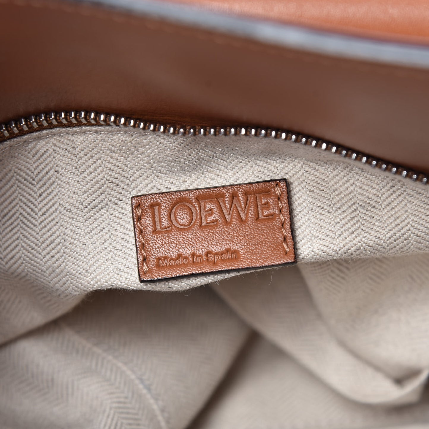 Calfskin Large Puzzle Bag Tan