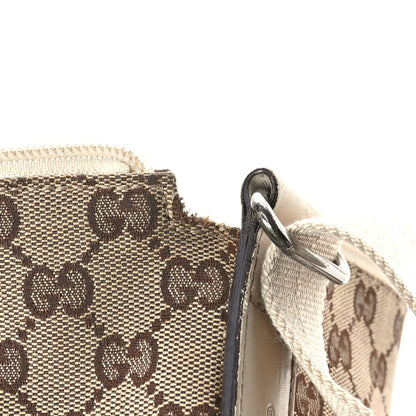 Gucci Monogram Calfskin Perforated Medium Flat Messenger Bag Off White 14 of 14