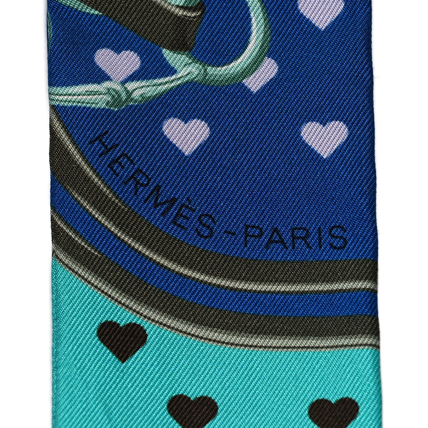 Silk Brides De Gala Love Twilly Cobalt Kaki Turquoise