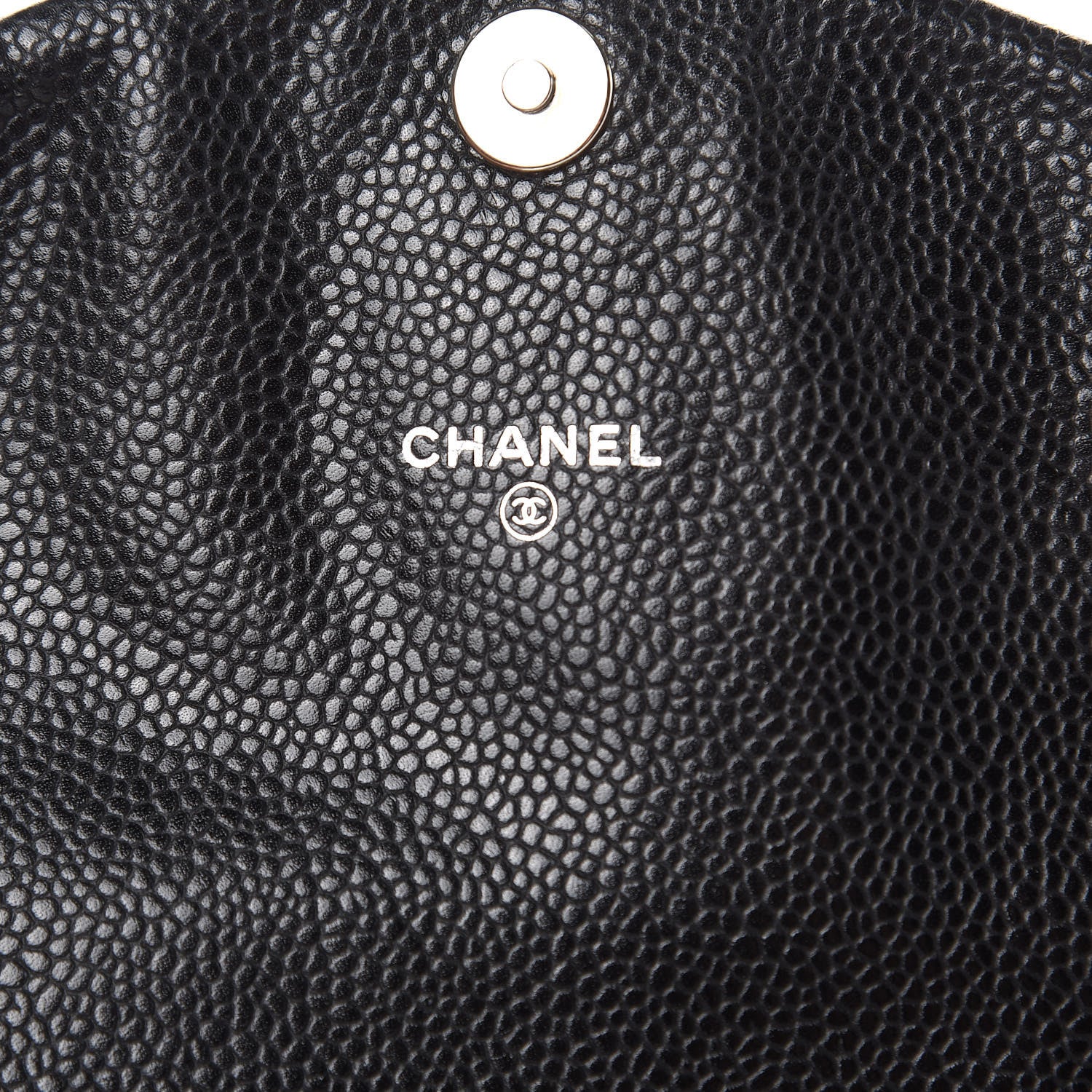Chanel Caviar Half Moon Wallet On Chain WOC Black 11 of 11