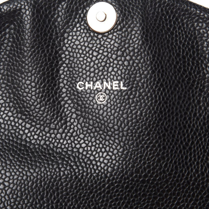 Chanel Caviar Half Moon Wallet On Chain WOC Black 11 of 11