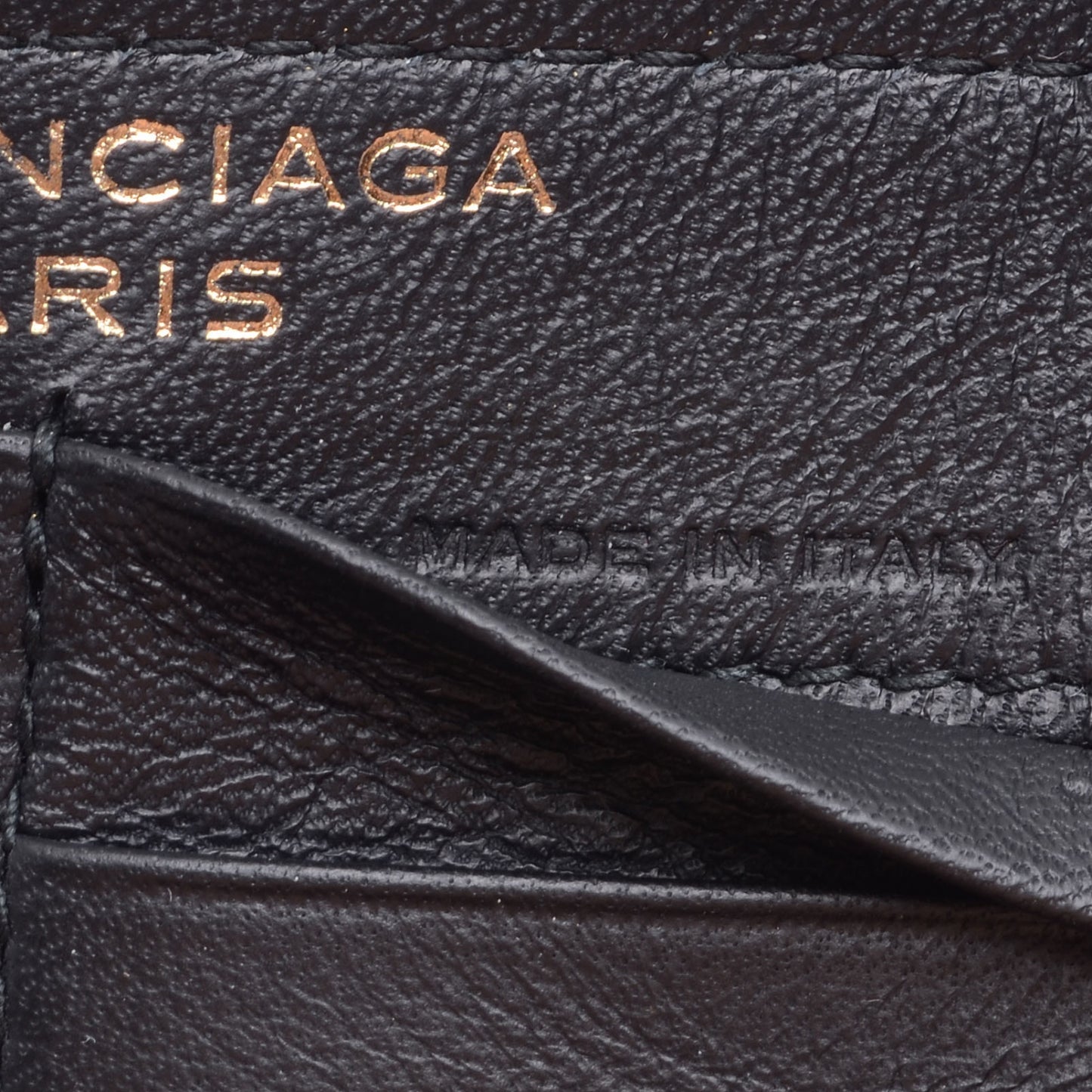 Calfskin Papier Continental Zip Around Wallet Black