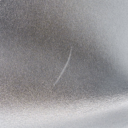 Chanel Metallic Lambskin Embossed Envelope Clutch Silver 13 of 14