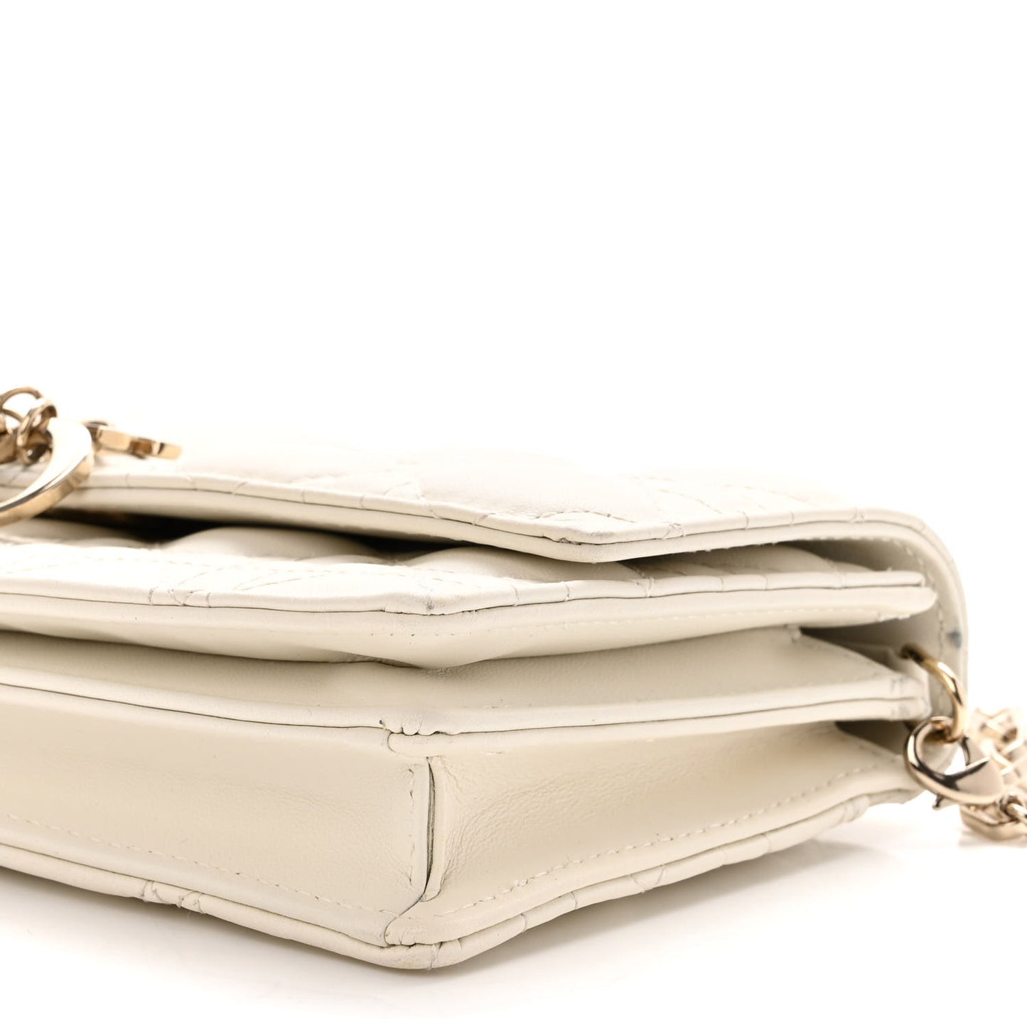 Lambskin Cannage Mini My Dior Bag Latte