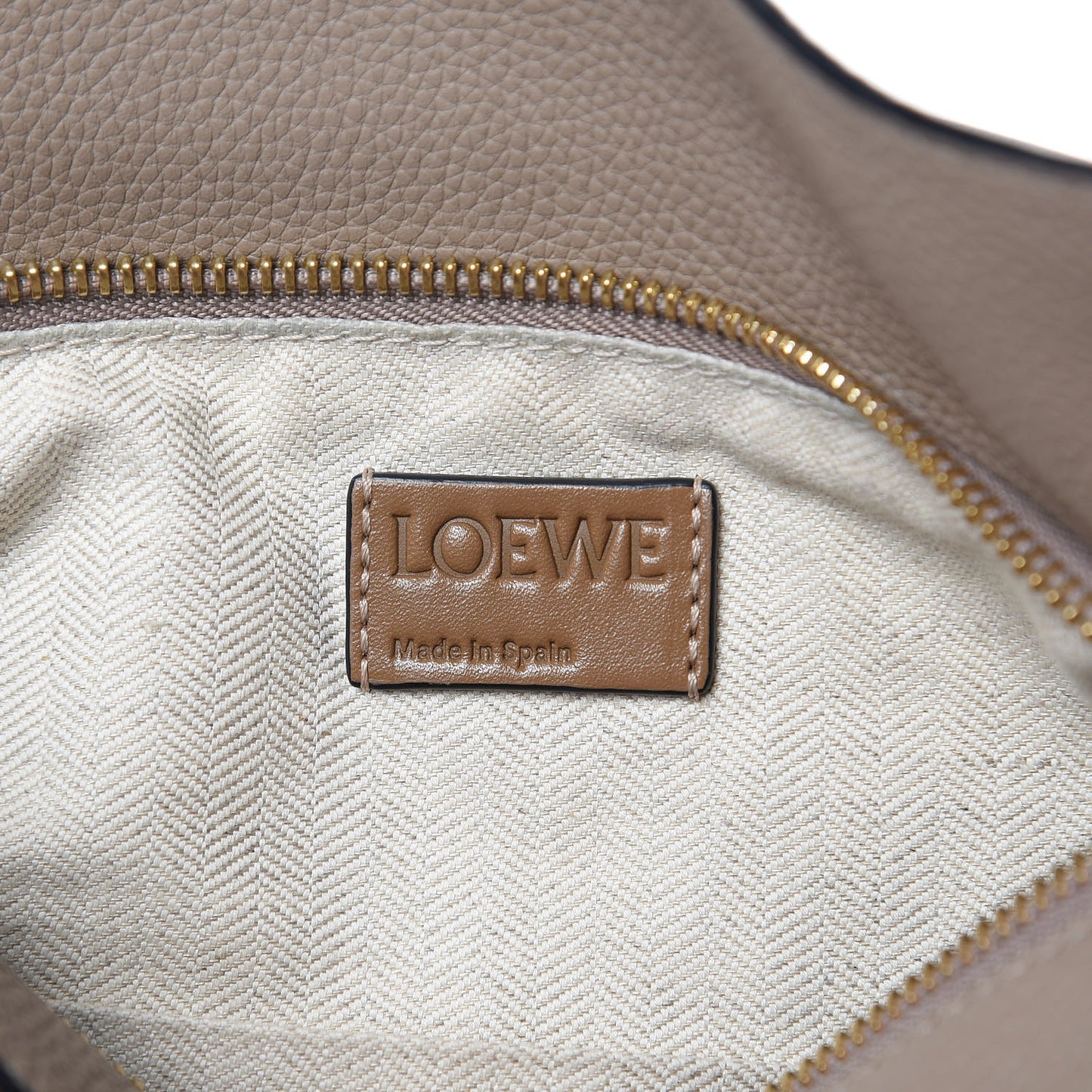 Grained Calfskin Small Puzzle Bag Sand Mink