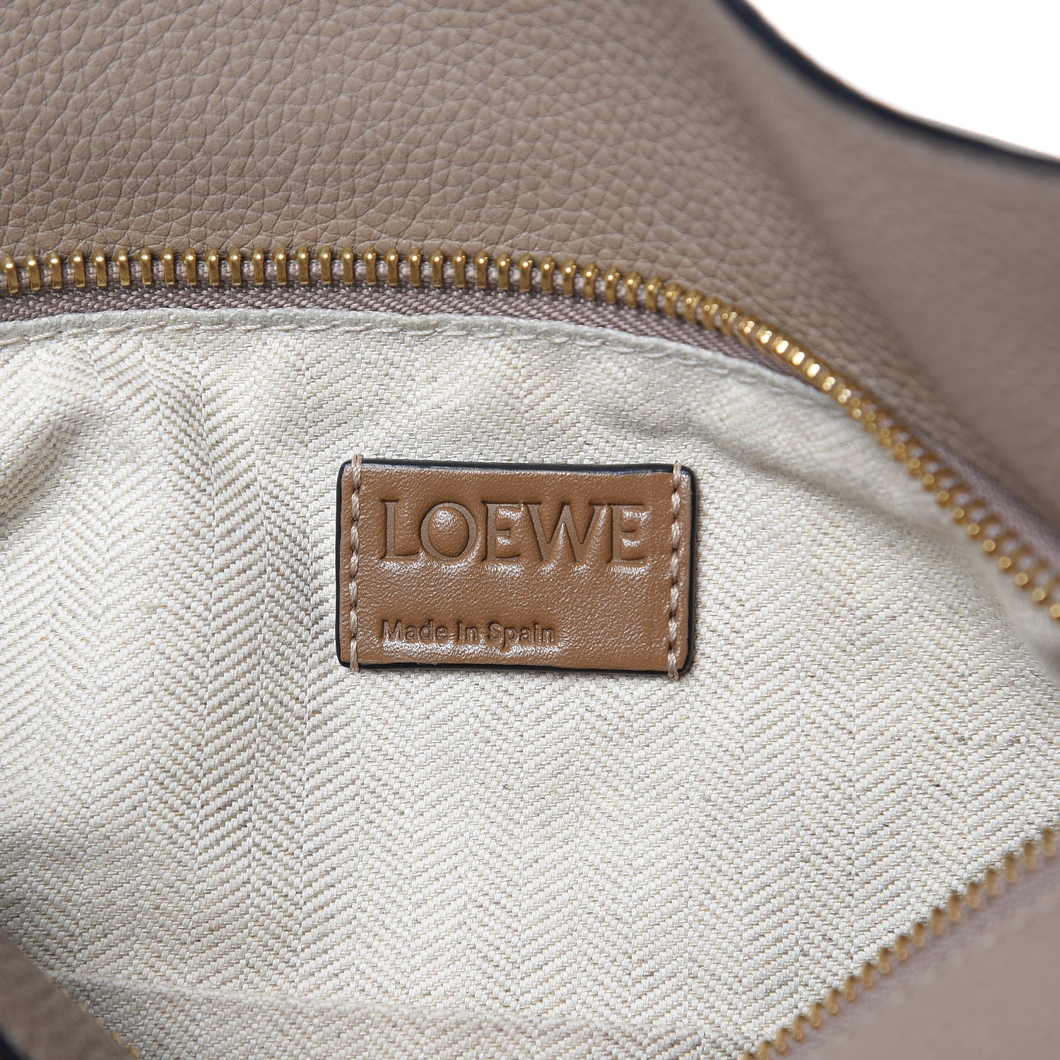 Loewe Grained Calfskin Small Puzzle Bag Sand Mink 6 of 9