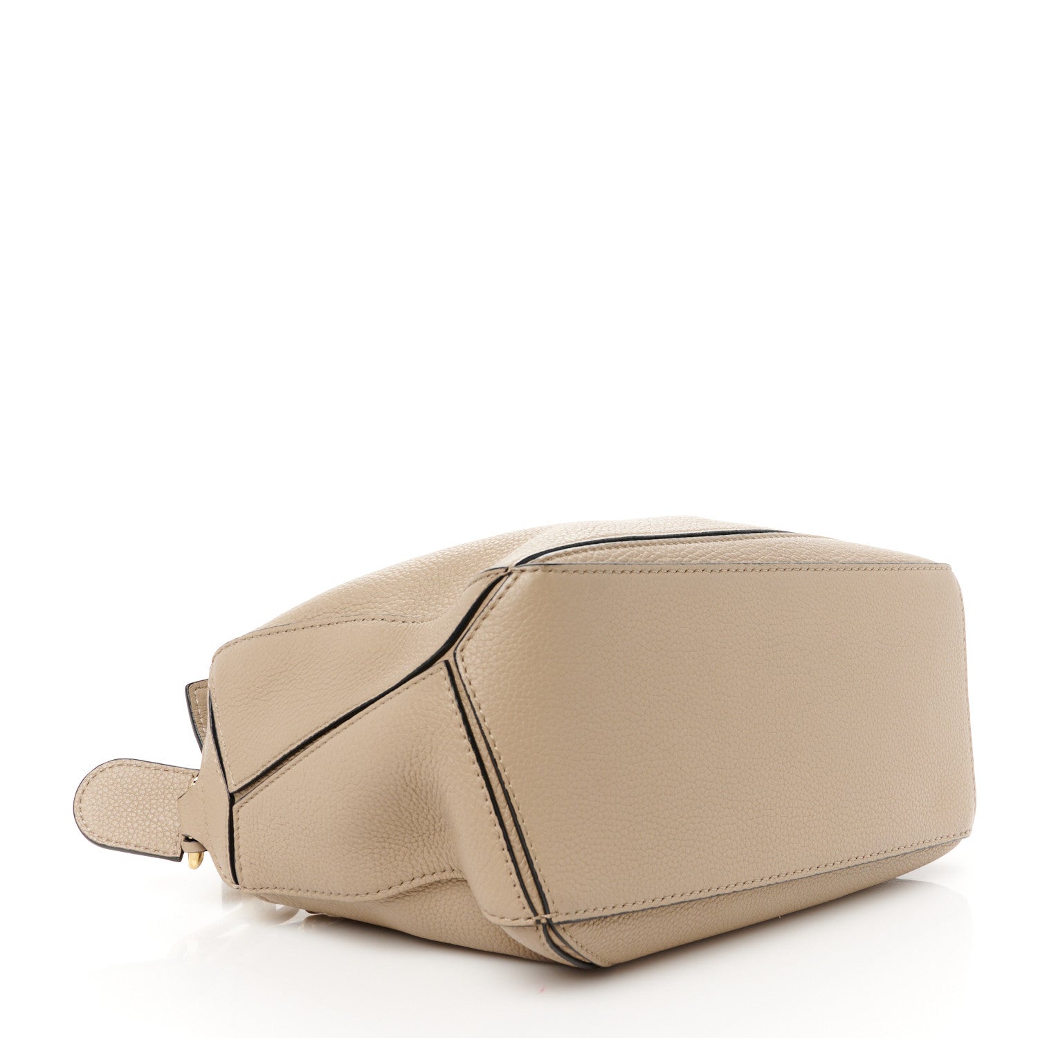 Loewe Grained Calfskin Small Puzzle Bag Sand 4 of 11