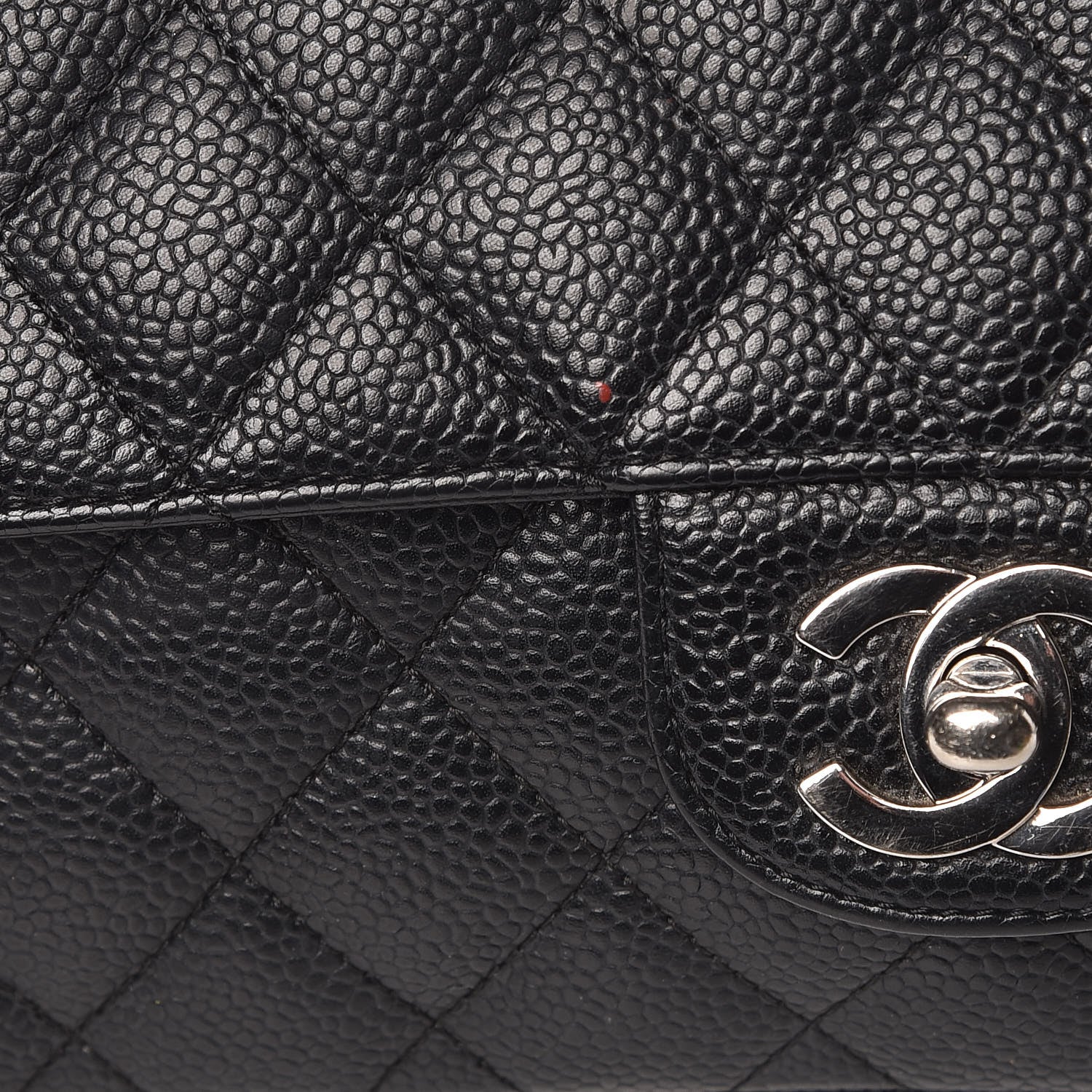 Chanel Caviar Quilted East West Flap Bijoux Chain Black 11 of 11
