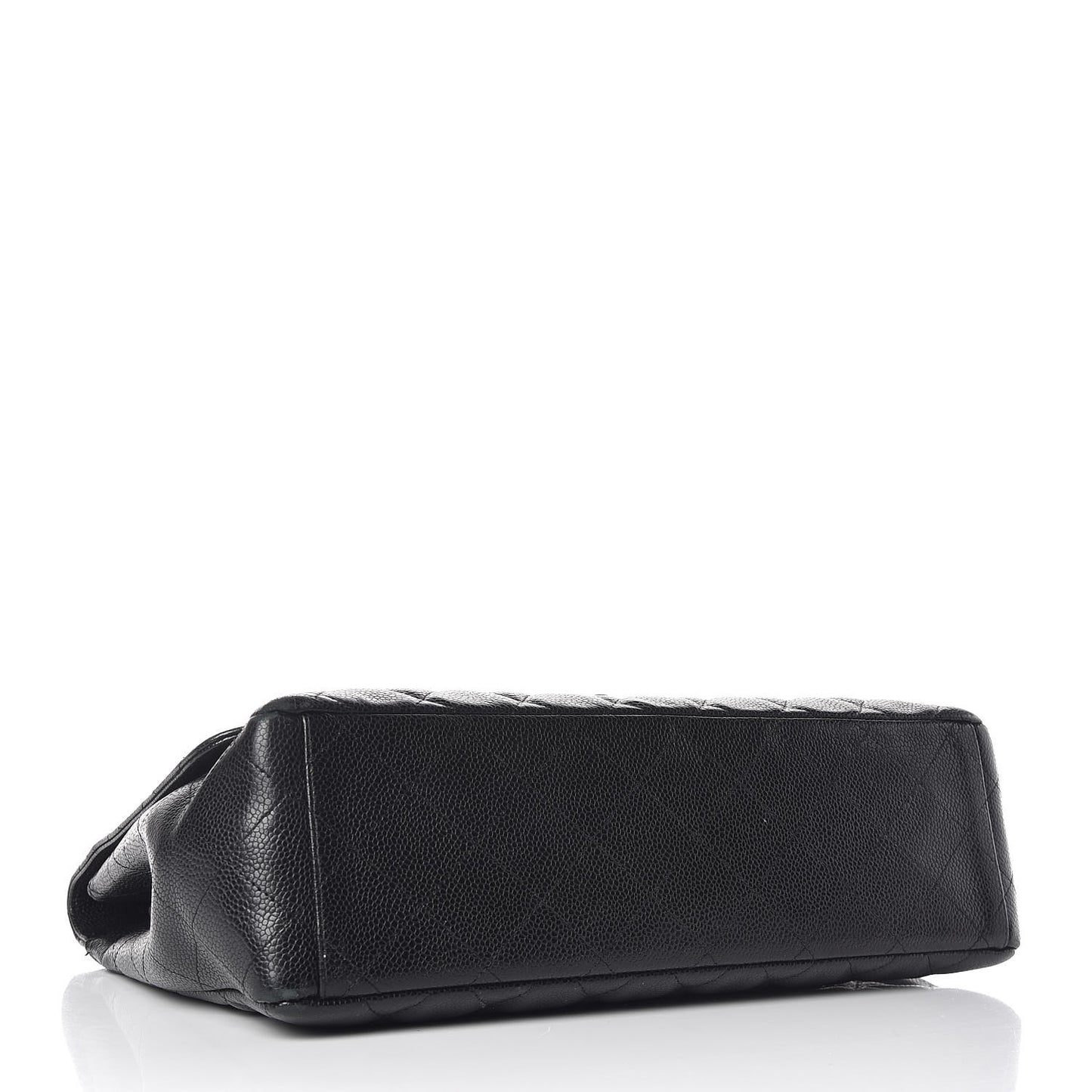Caviar Quilted Maxi Single Flap Black