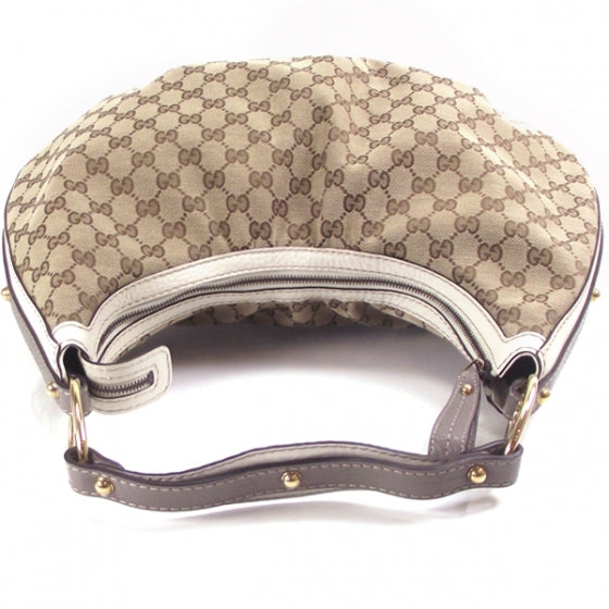 Gucci Monogram Medium Interlocking Hobo Off White 5 of 10