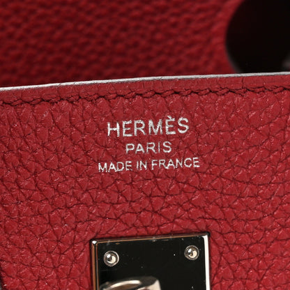 Hermes Togo Birkin 25 Rubis 6 of 12