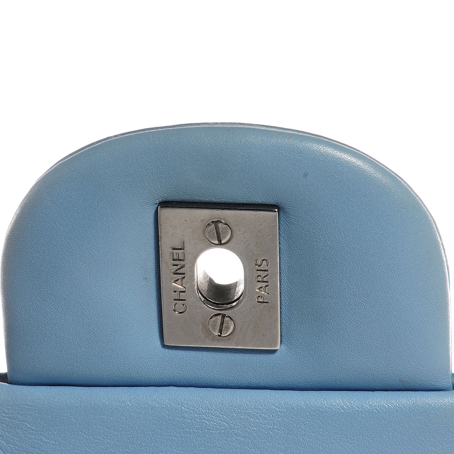 Patent Maxi Double Flap Light Blue