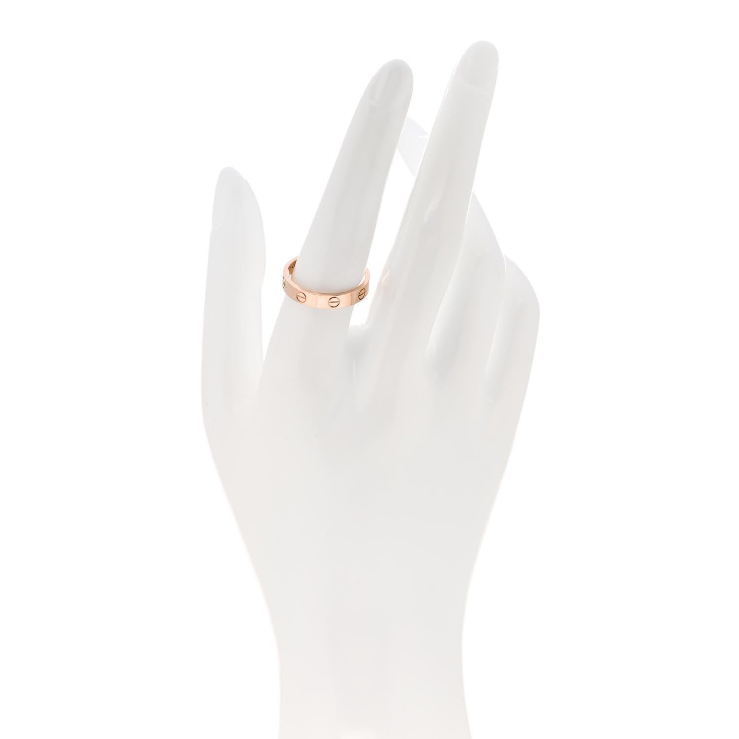 Cartier 18K Pink Gold 3.5mm LOVE Wedding Band Ring 57 8 2 of 5