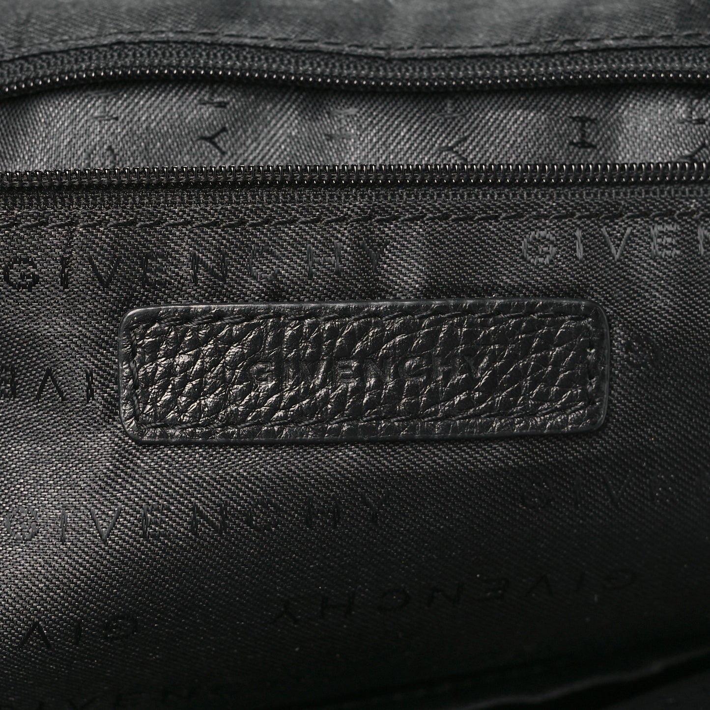 Nylon Calfskin Studded Backpack Black