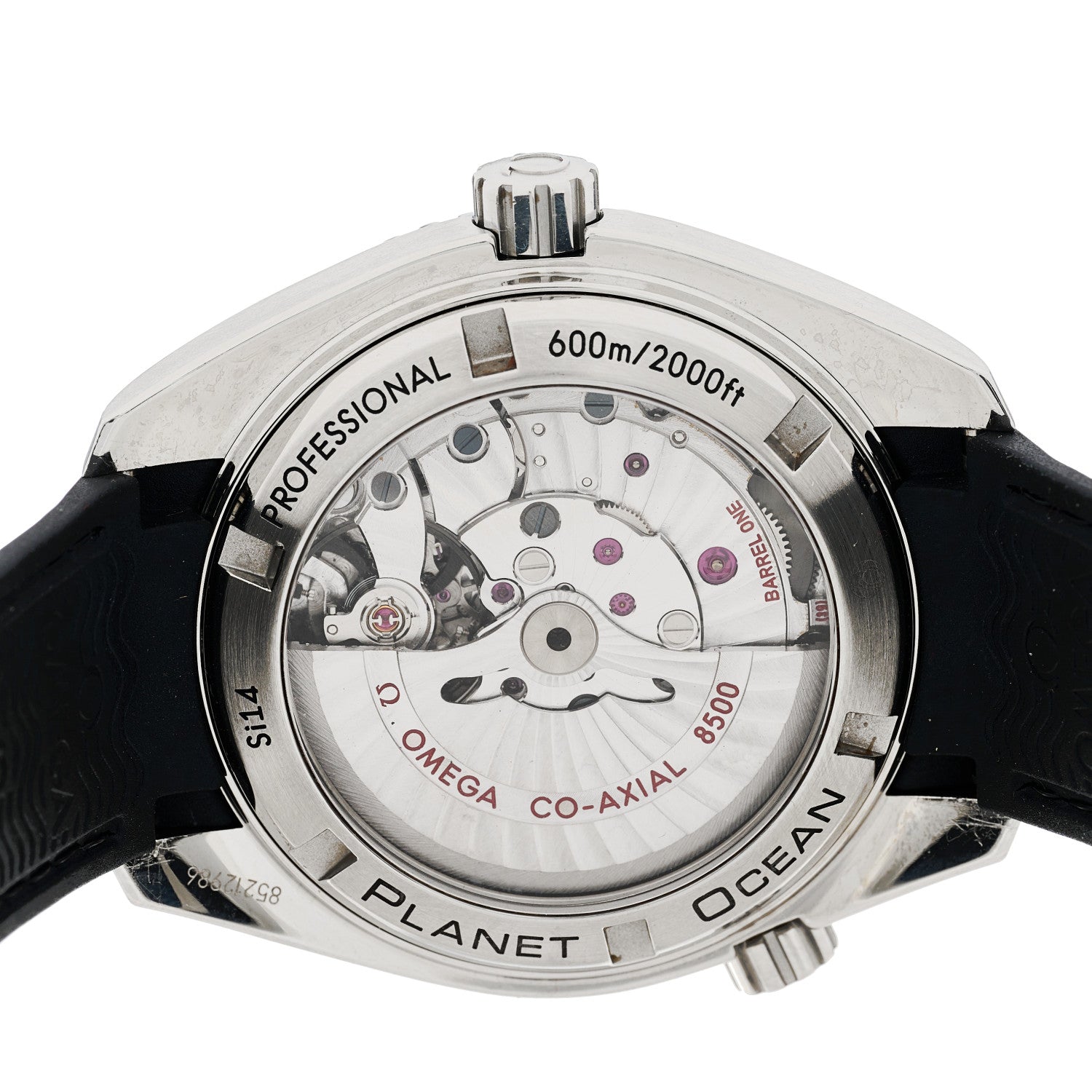 Omega Stainless Steel Rubber 42mm Seamaster Planet Ocean 600 M Co-Axial Automatic Watch Black 232.32.42.21.01.003 4 of 4
