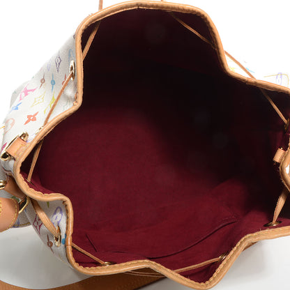 Louis Vuitton Monogram Multicolor Petit Noe White 5 of 6