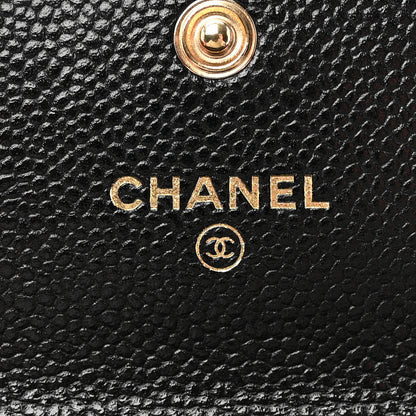 Chanel Caviar Quilted Miss Coco Clutch With Chain Black 6 of 12