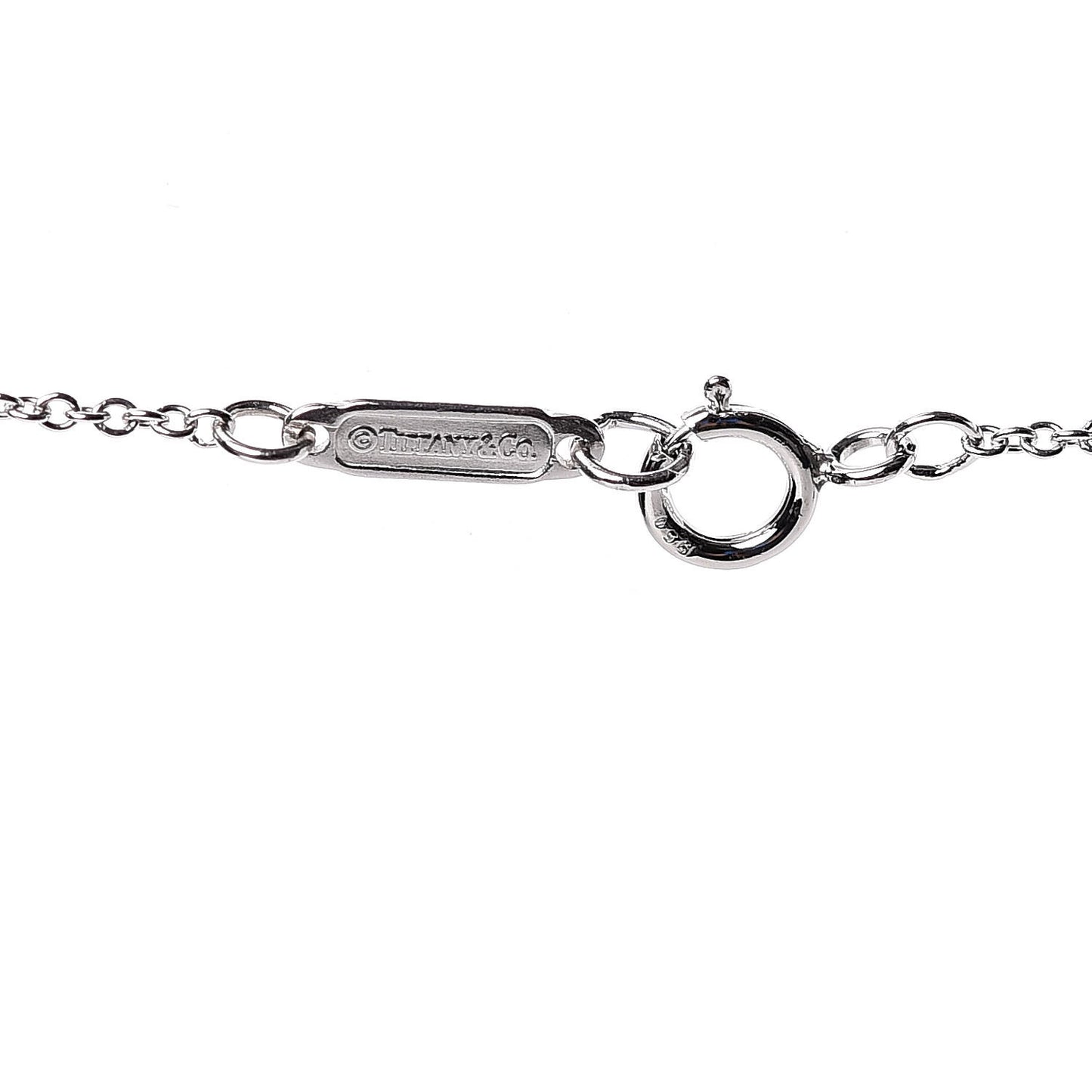 Platinum Diamond Pink Sapphire Bubble Pendant Necklace