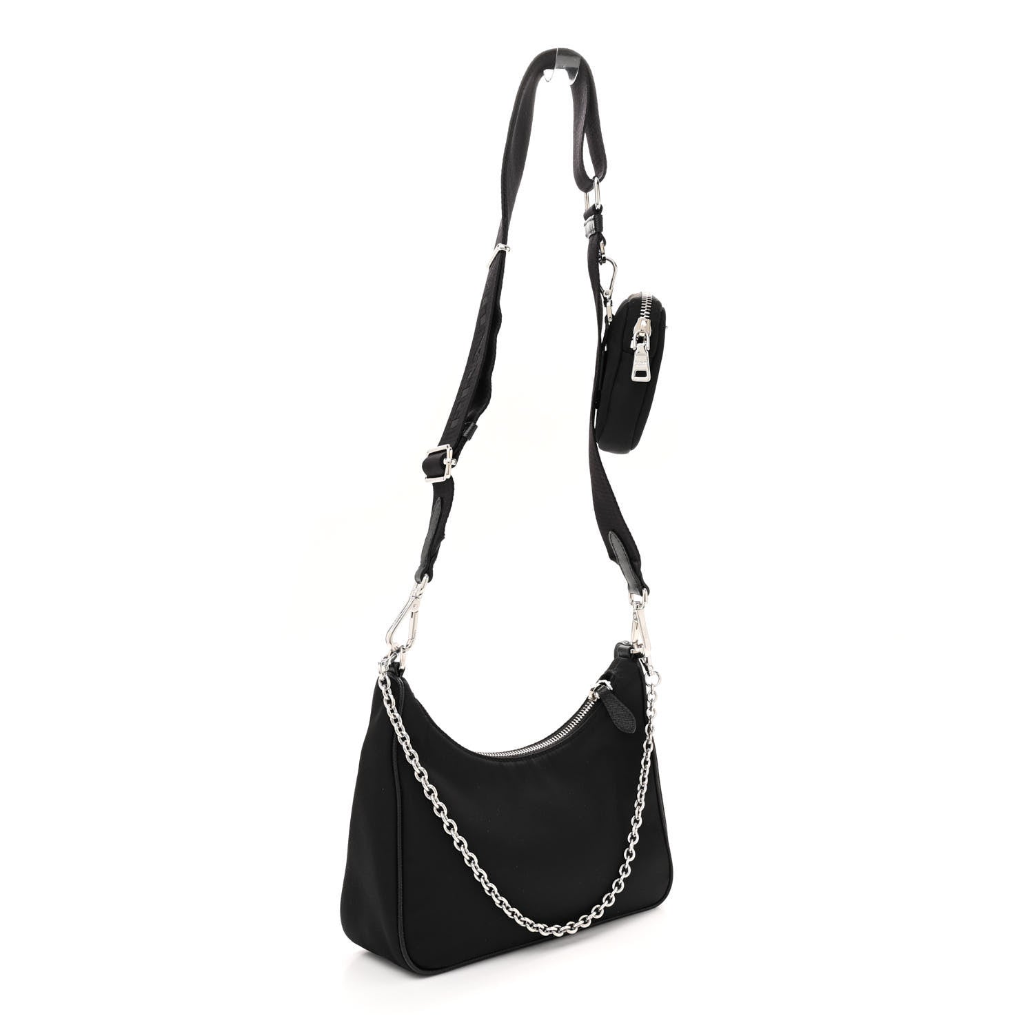Prada Nylon Re-Edition 2005 Shoulder Bag Black 3 of 9