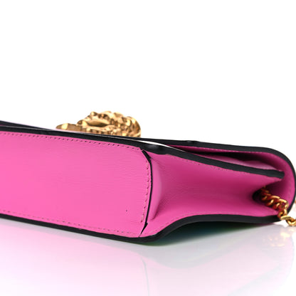 Versace Calfskin Technicolor Baroque Print Medusa Wallet on Chain Crossbody Multicolor 8 of 10