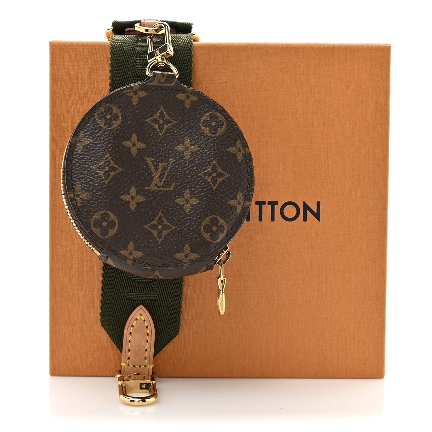Monogram Multi Pochette Accessories Bandouliere Shoulder Strap Kaki