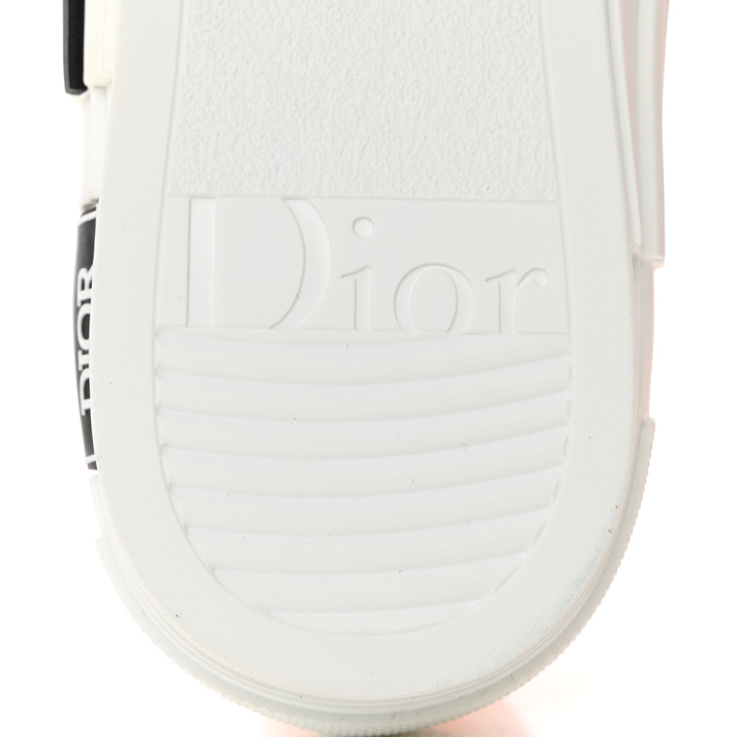 Christian Dior Technical Canvas Oblique Mens B23 High Top Sneakers 39 Orange White 8 of 9