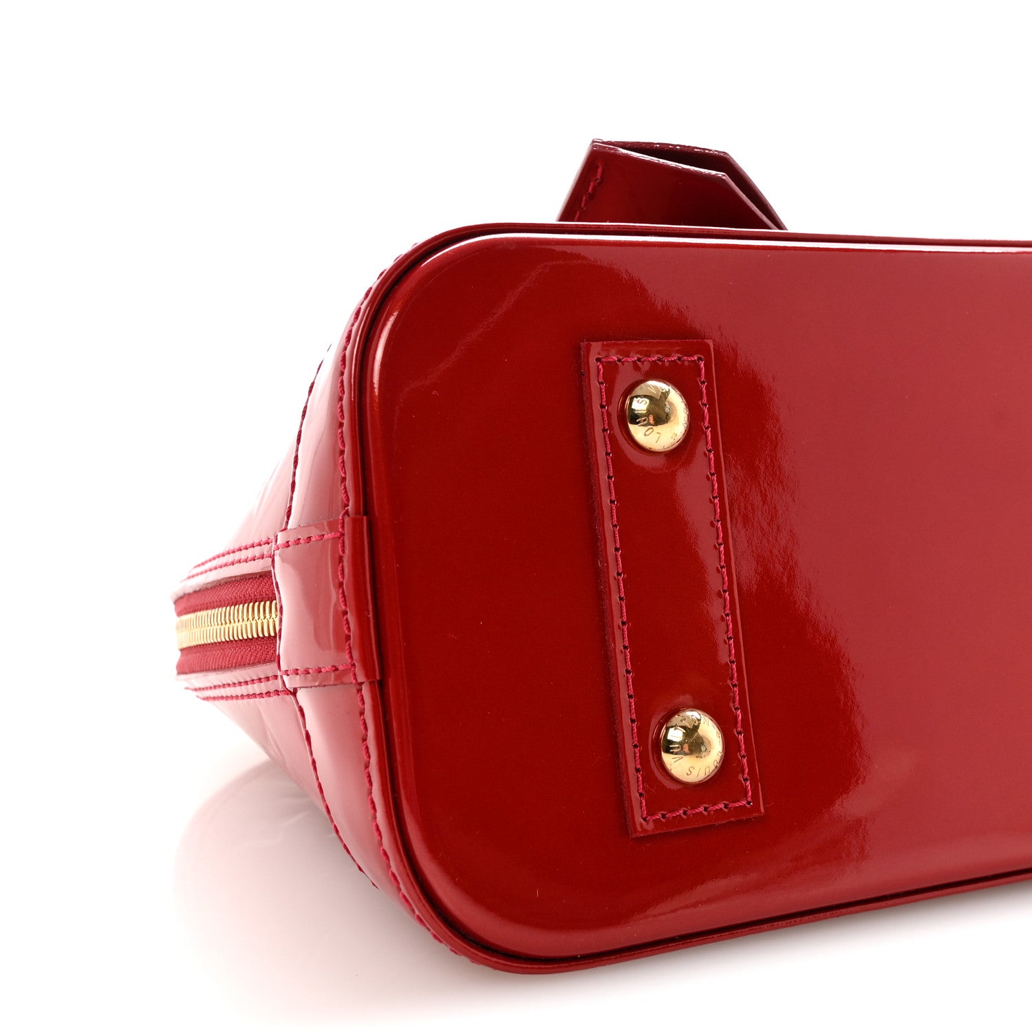 Louis Vuitton Vernis Alma BB Pomme D'Amour 8 of 9