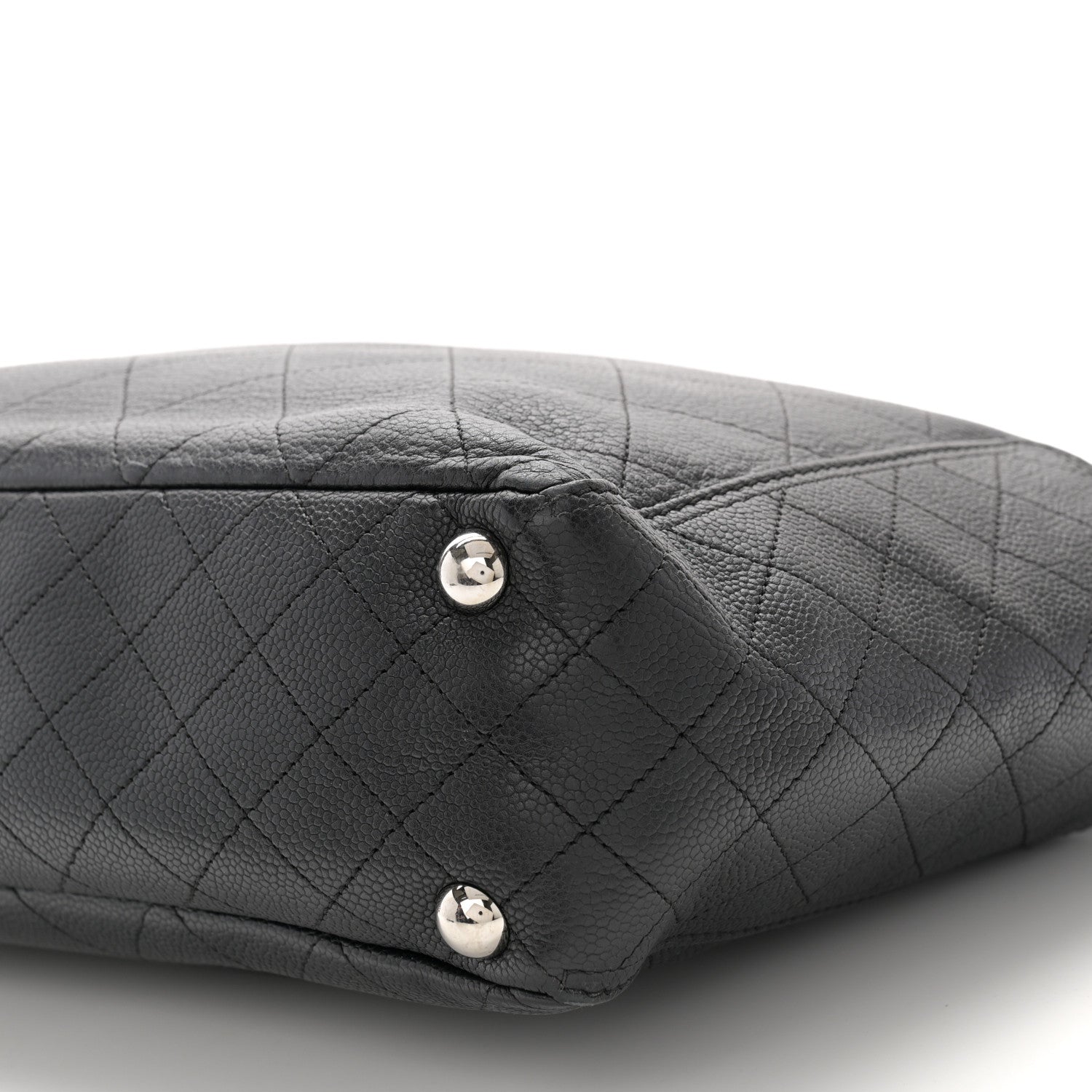 Chanel Caviar Stitched Medium CC Pocket Hobo Black 10 of 11