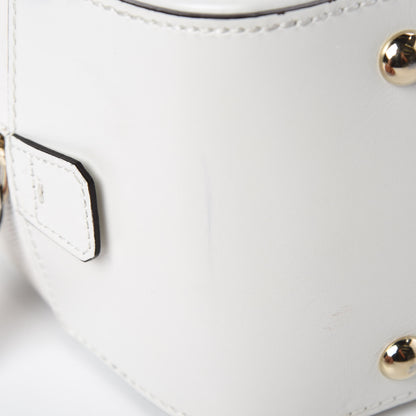 Gucci Calfskin Diamante Small Top Handle Bag White 13 of 13
