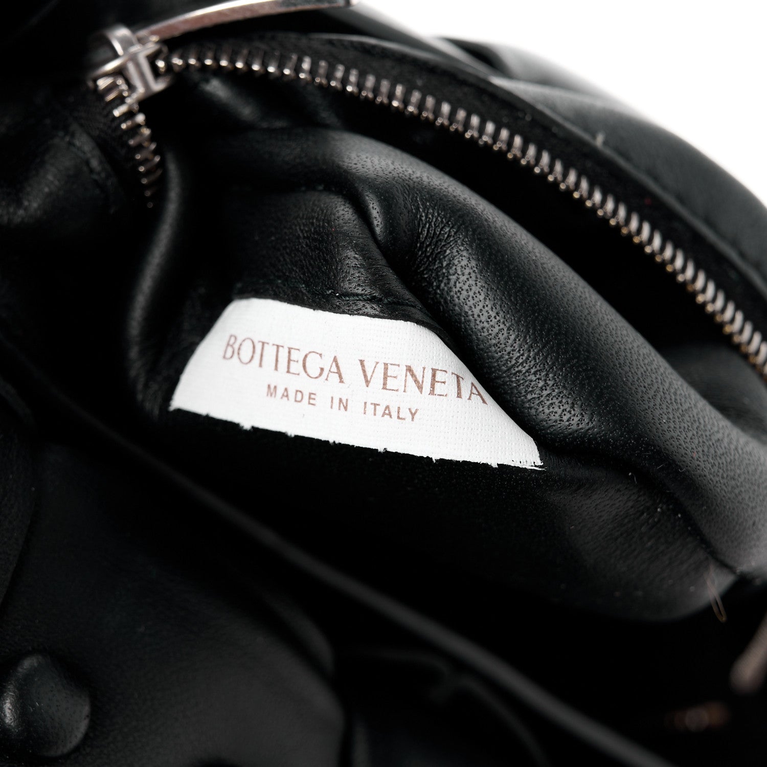 Bottega Veneta Lambskin Maxi Intreccio Padded Chain Cassette Crossbody Bag Black 7 of 12