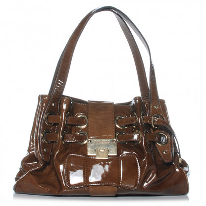 Jimmy Choo Patent Leather Ramona Brown 1 of 7