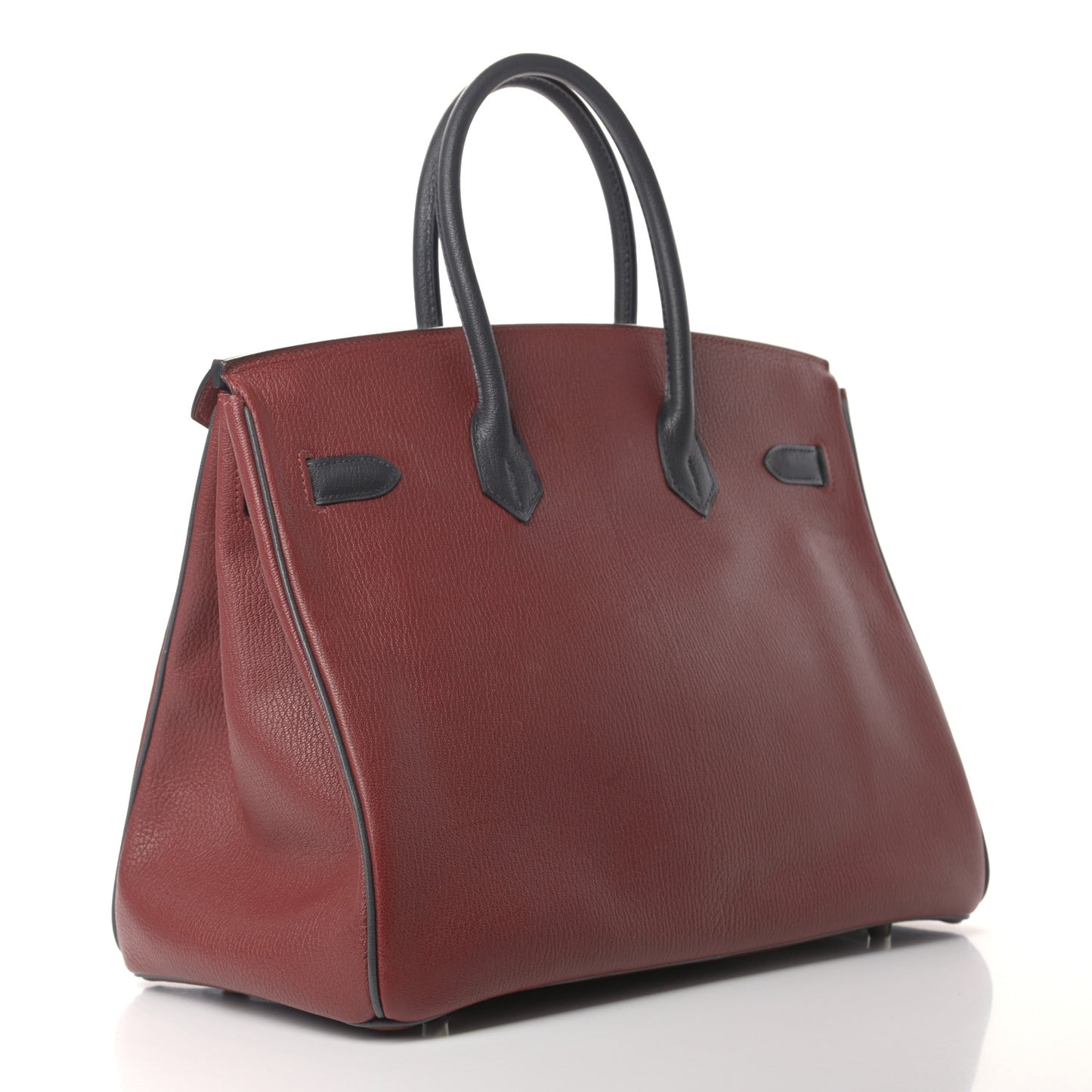 Chevre Mysore Horseshoe Birkin 35 Rouge H Ardoise