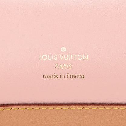 Louis Vuitton Damier Azur Elizabeth Pencil Pouch Rose Ballerine 6 of 9