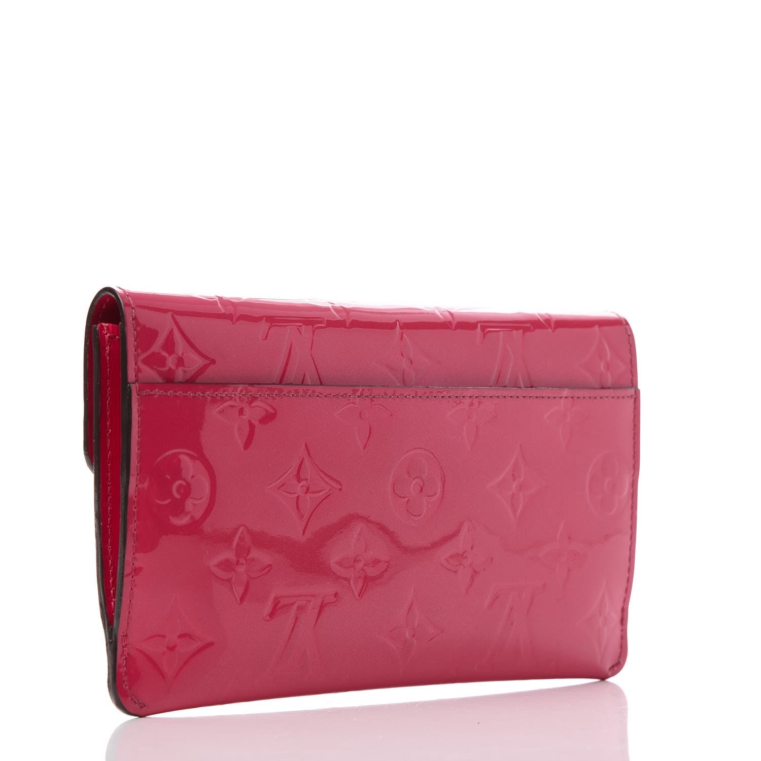 Louis Vuitton Vernis Jeanne Wallet Hot Pink 3 of 8