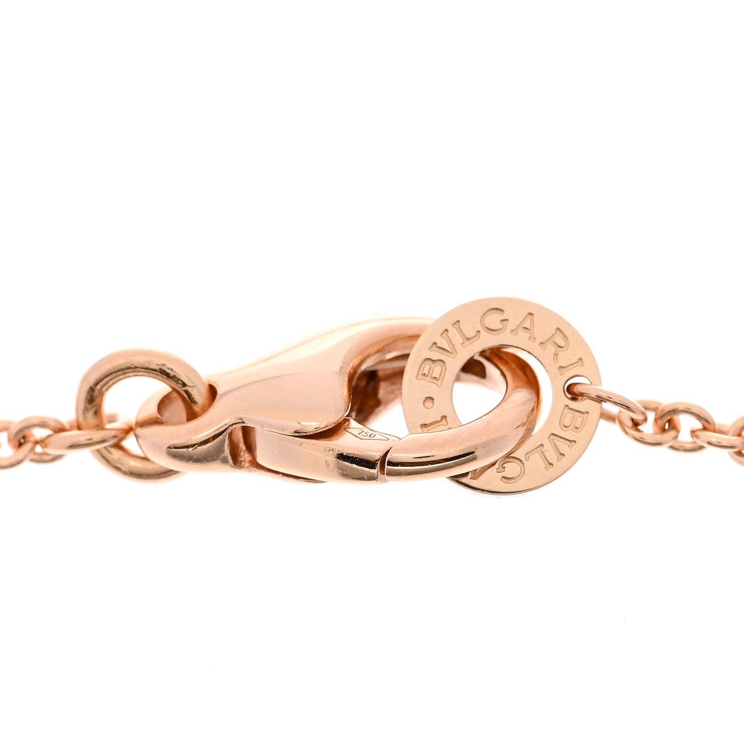 Bulgari 18K Rose Gold White Ceramic B.Zero1 Bracelet SM 3 of 5