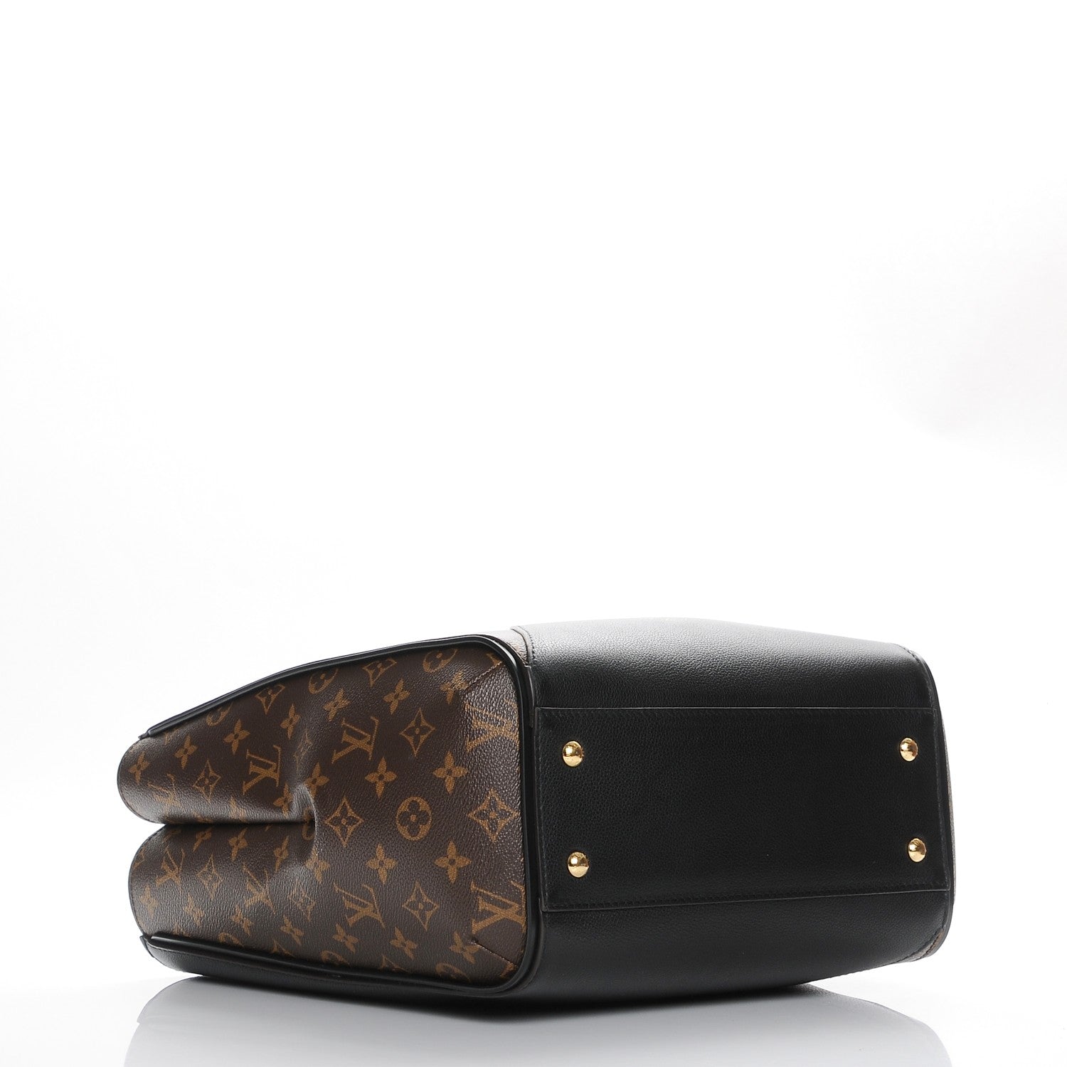 Louis Vuitton Calfskin Monogram Kimono Tote Black 4 of 7