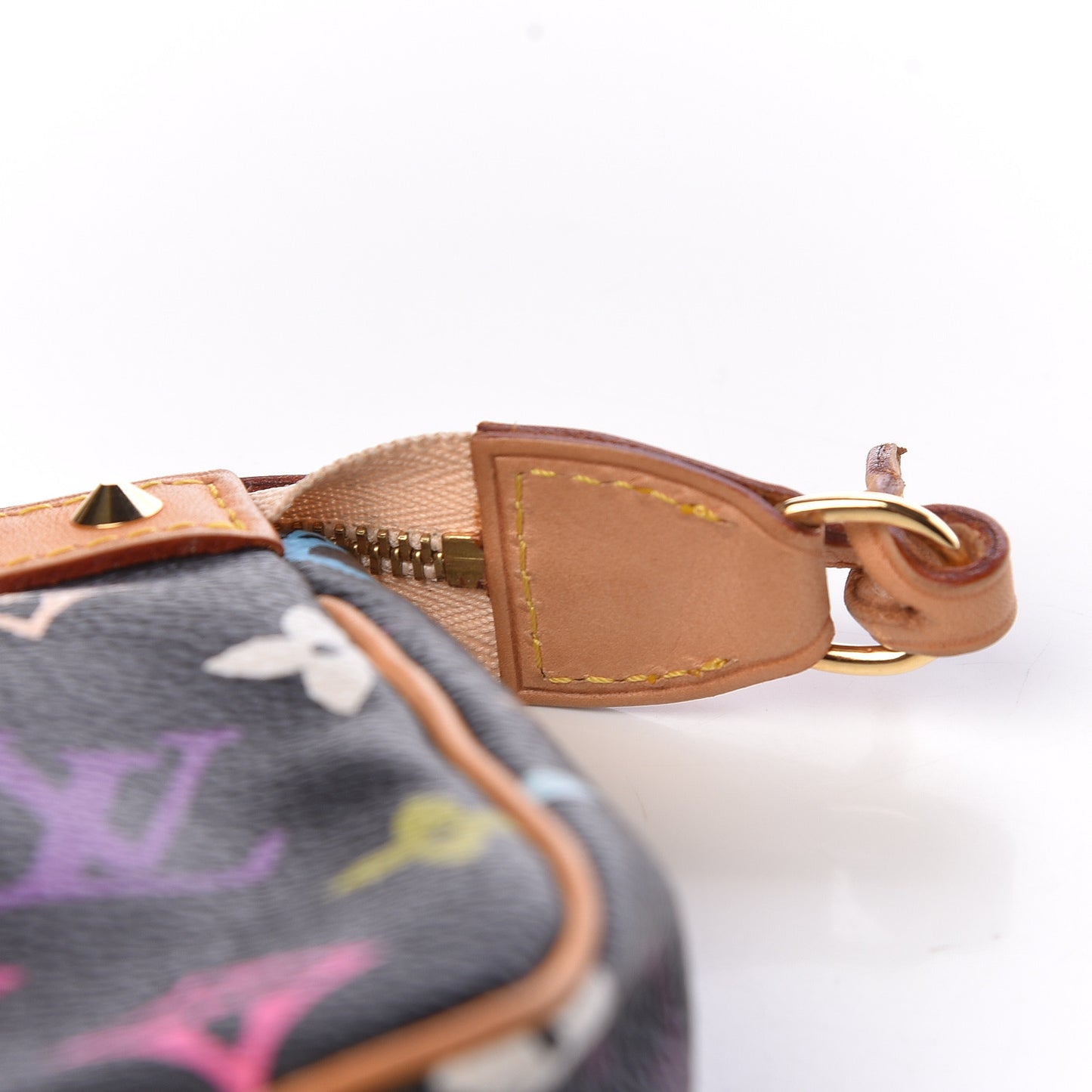 Monogram Multicolor Pochette Accessories Black
