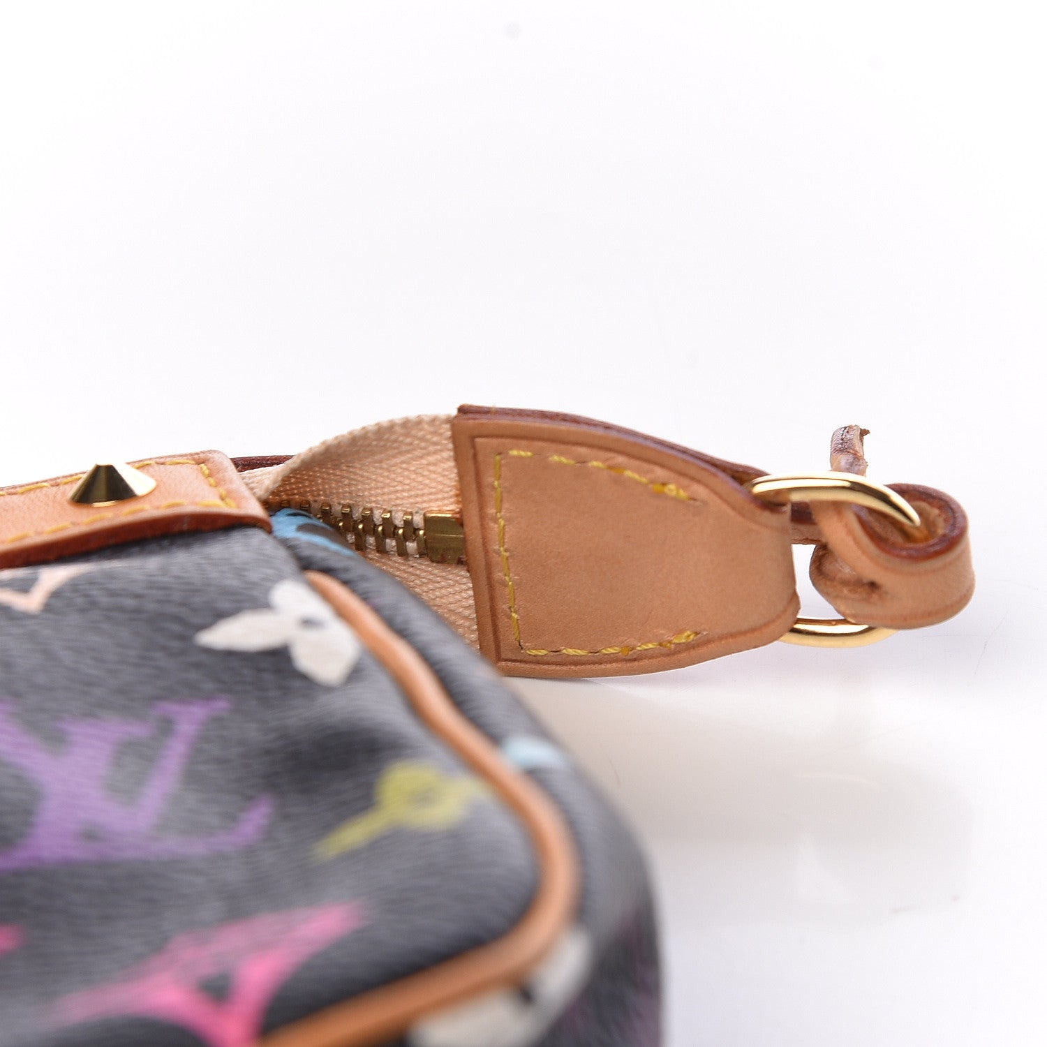 Louis Vuitton Monogram Multicolor Pochette Accessories Black 12 of 13