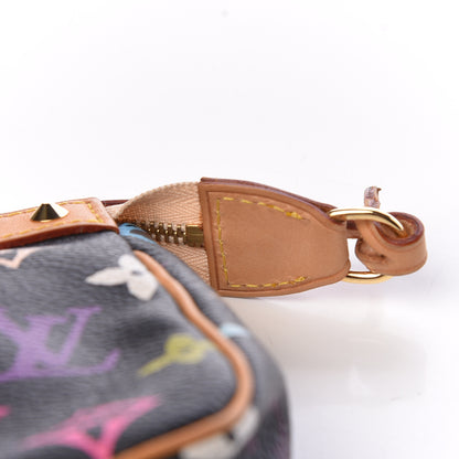 Louis Vuitton Monogram Multicolor Pochette Accessories Black 12 of 13
