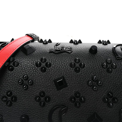 Christian Louboutin Calfskin Spikes Loubinthesky Paloma Clutch Black 8 of 10
