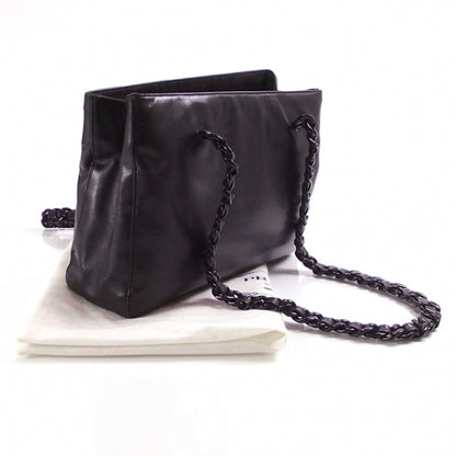 Prada Tessuto Leather Chain Strap Black 3 of 11