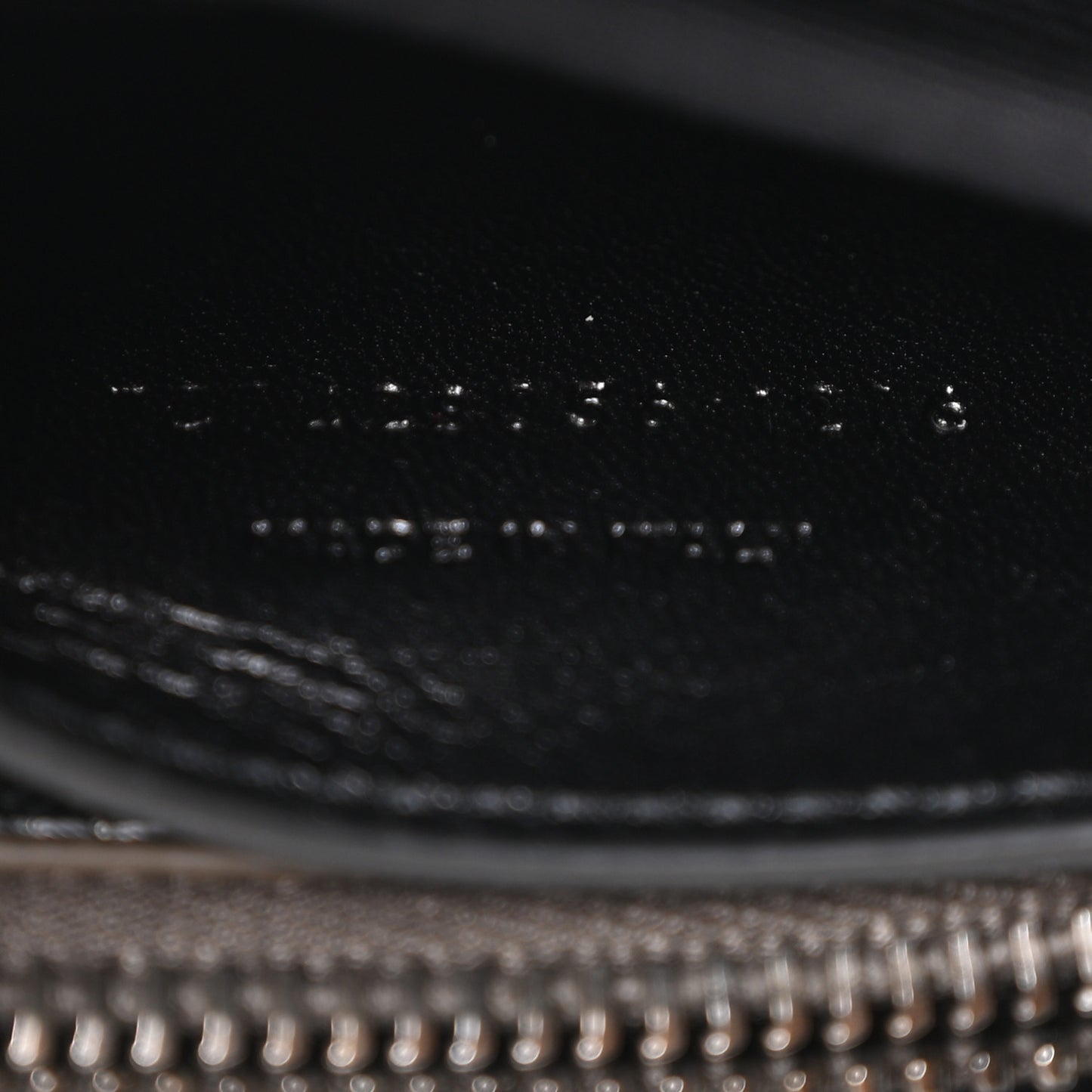 Metallic Grain De Poudre Matelasse Chevron Monogram Medium College Bag Gunmetal