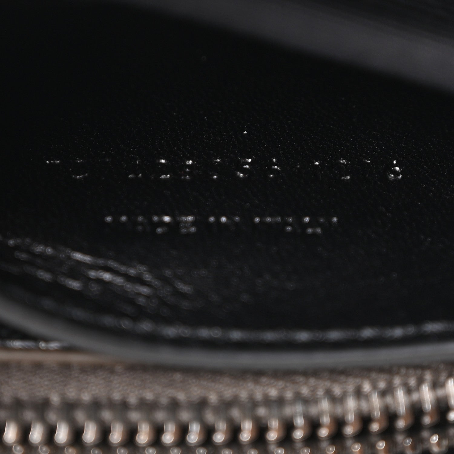 Saint Laurent Metallic Grain De Poudre Matelasse Chevron Monogram Medium College Bag Gunmetal 7 of 10