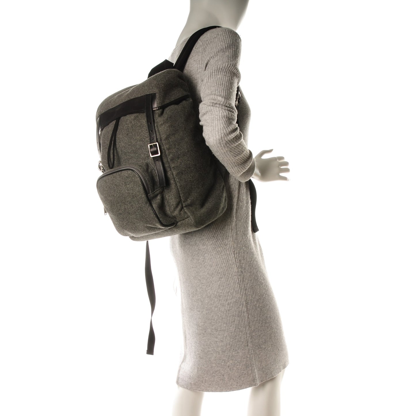 Flannel Hunting Rucksack Backpack Grey
